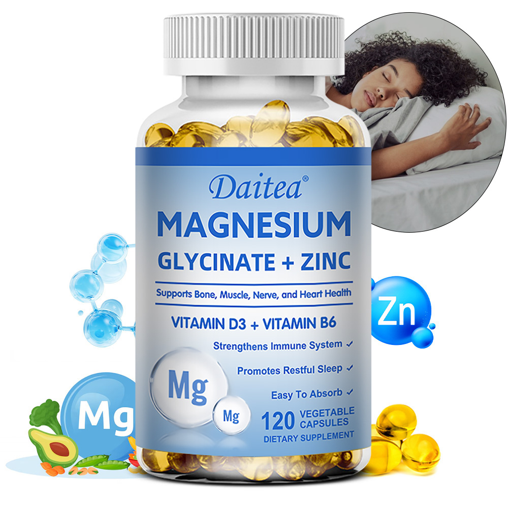 Magnesium Glycinate Capsule - Glicynian magnezu + cynk - Poprawia