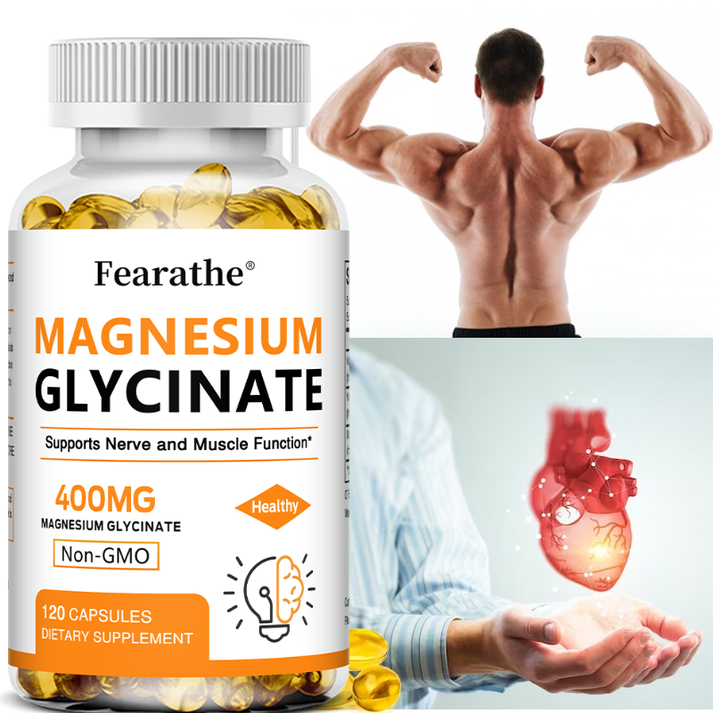 Magnesium Glycinate Capsule - Kapsułki Magnezu Glycinianowego 400mg, Wspomagają Zdrowie