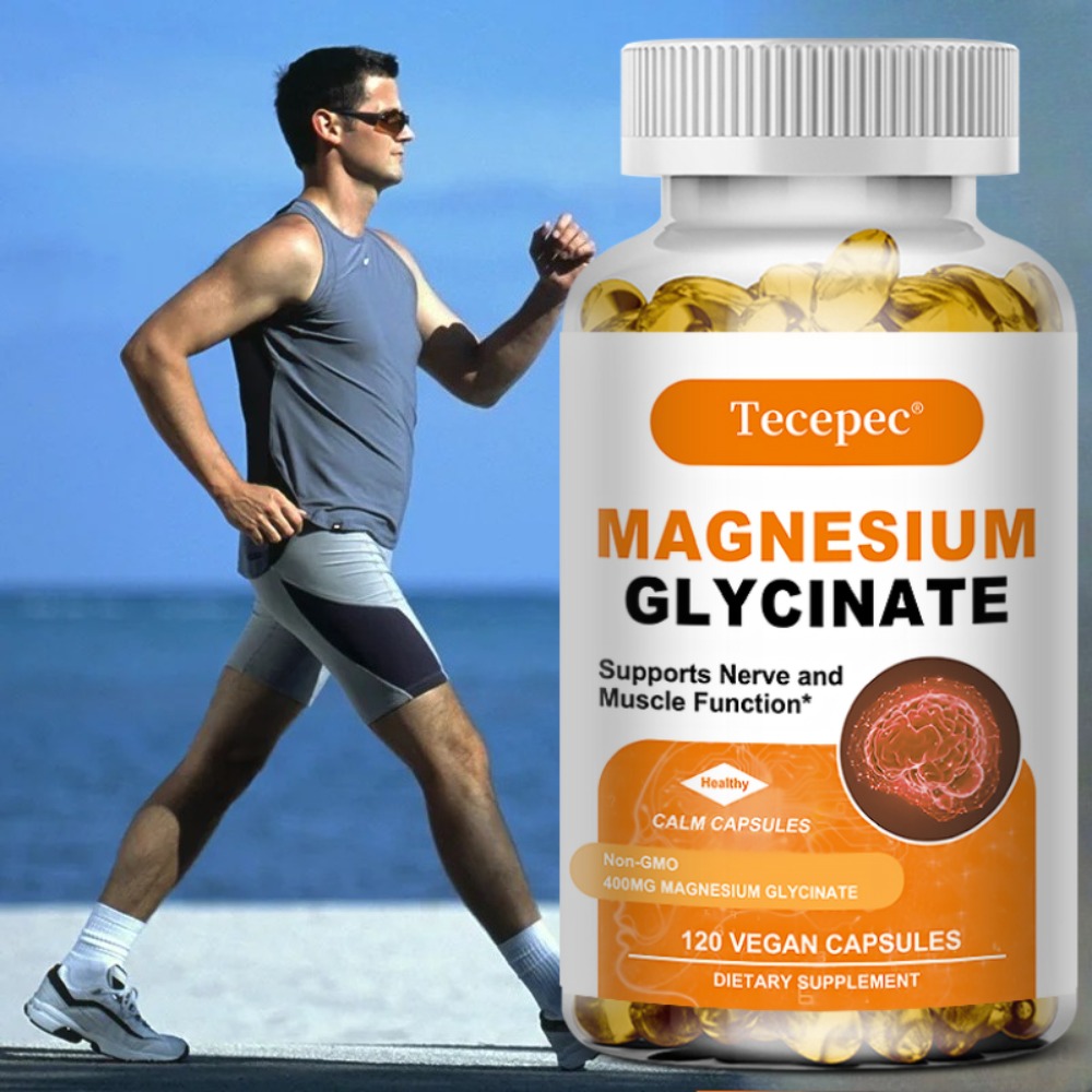 Magnesium Glycinate Capsule - Glicynian magnezowy - Pomaga przy stresie,