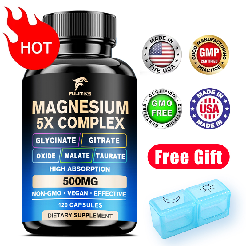 Magnesium Glycinate Capsule - Suplement Magnezu w Kapsułkach 5 w