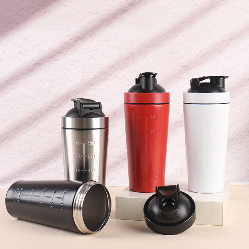 Protein Shaker Bottle - 500ML/750ML Butelka ze stali nierdzewnej do