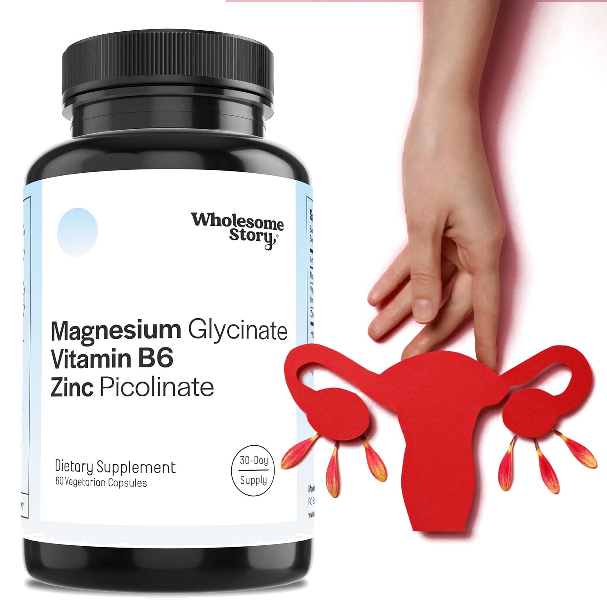 Magnesium Glycinate Capsule - Suplementy z glisinianem magnezu, witaminą B6
