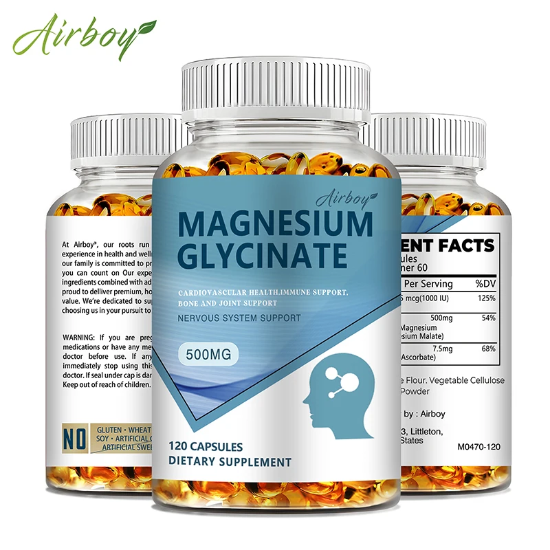 Magnesium Glycinate Capsule - Glicynian magnezu - poprawia sen, rozluźnia