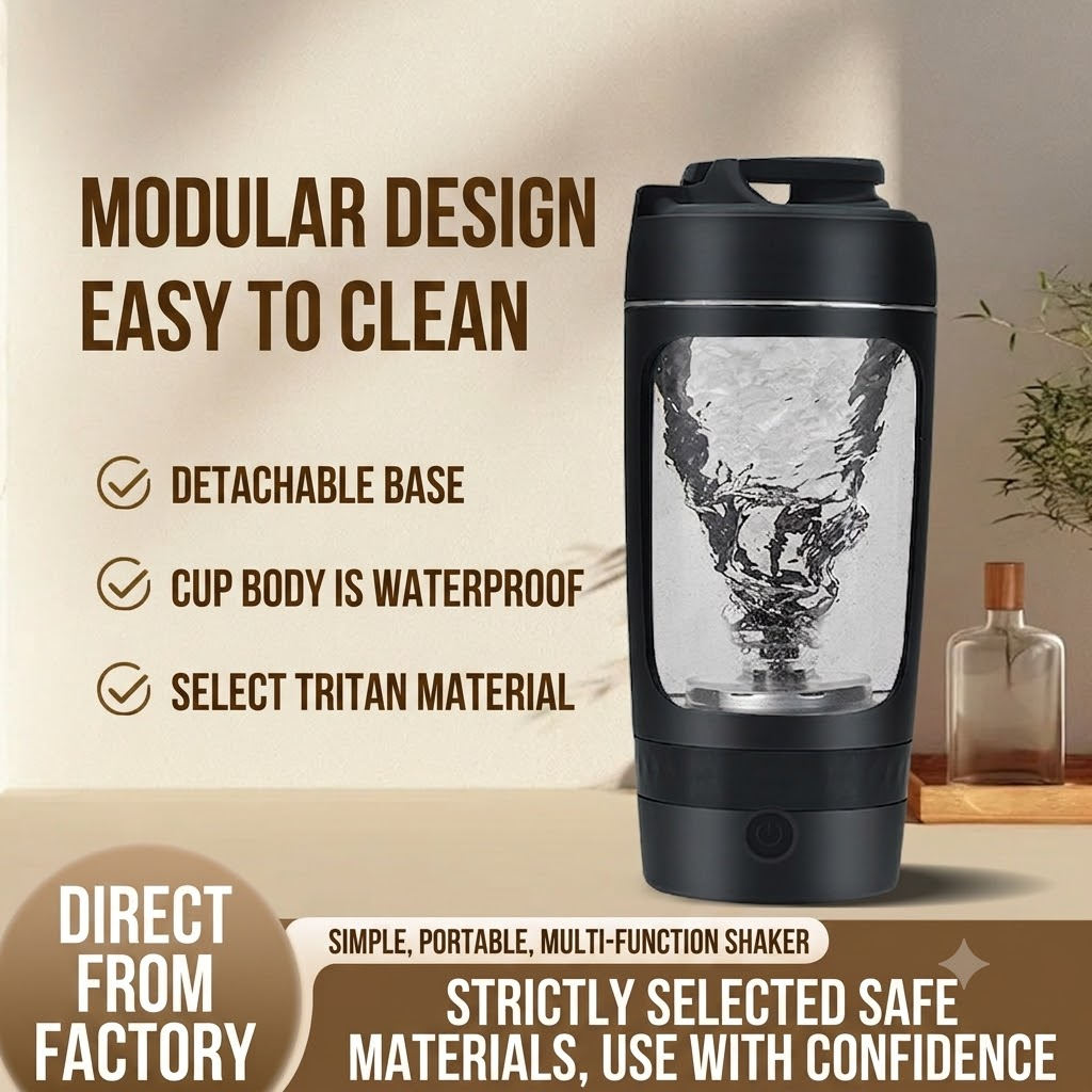 Protein Shaker Bottle - Elektryczny shaker do proteinów 630 ml,