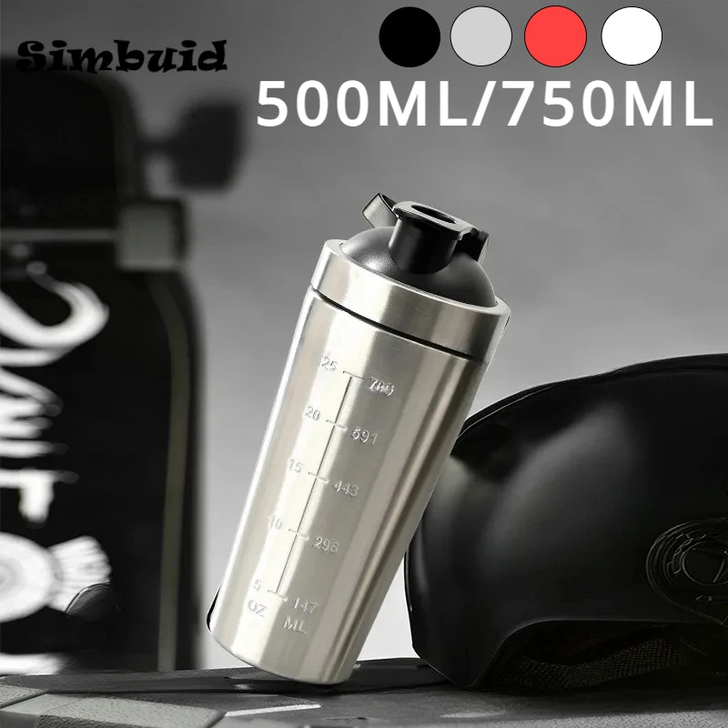 Protein Shaker Bottle - Butelka ze stali nierdzewnej z shakerym
