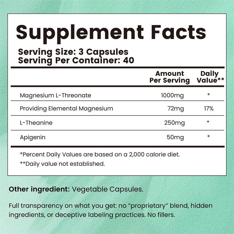 Kompleks L-treonianu magnezu - – Magnesium Glycinate Capsule recenzja i cena