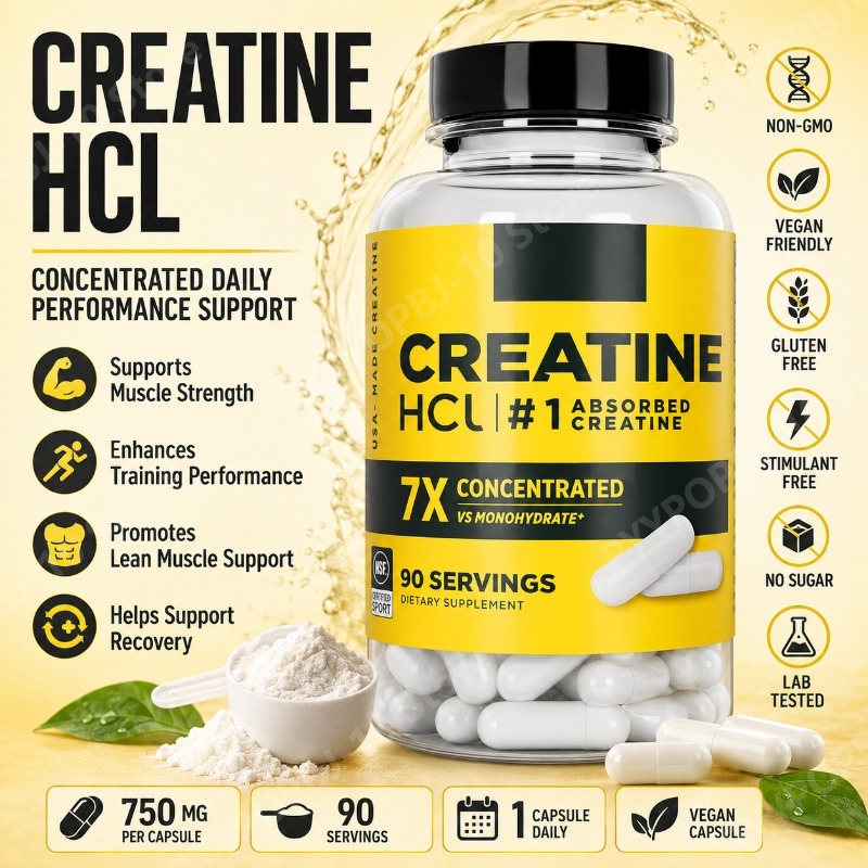 Kreatyna HCl 750mg 90 kapsułek – Nutrition Fitness recenzja i cena