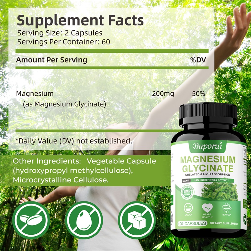 Glicynian magnezu - pomaga z s – Magnesium Glycinate Capsule recenzja i cena