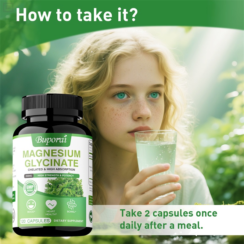 Glicynian magnezu - pomaga z s – Magnesium Glycinate Capsule recenzja i cena