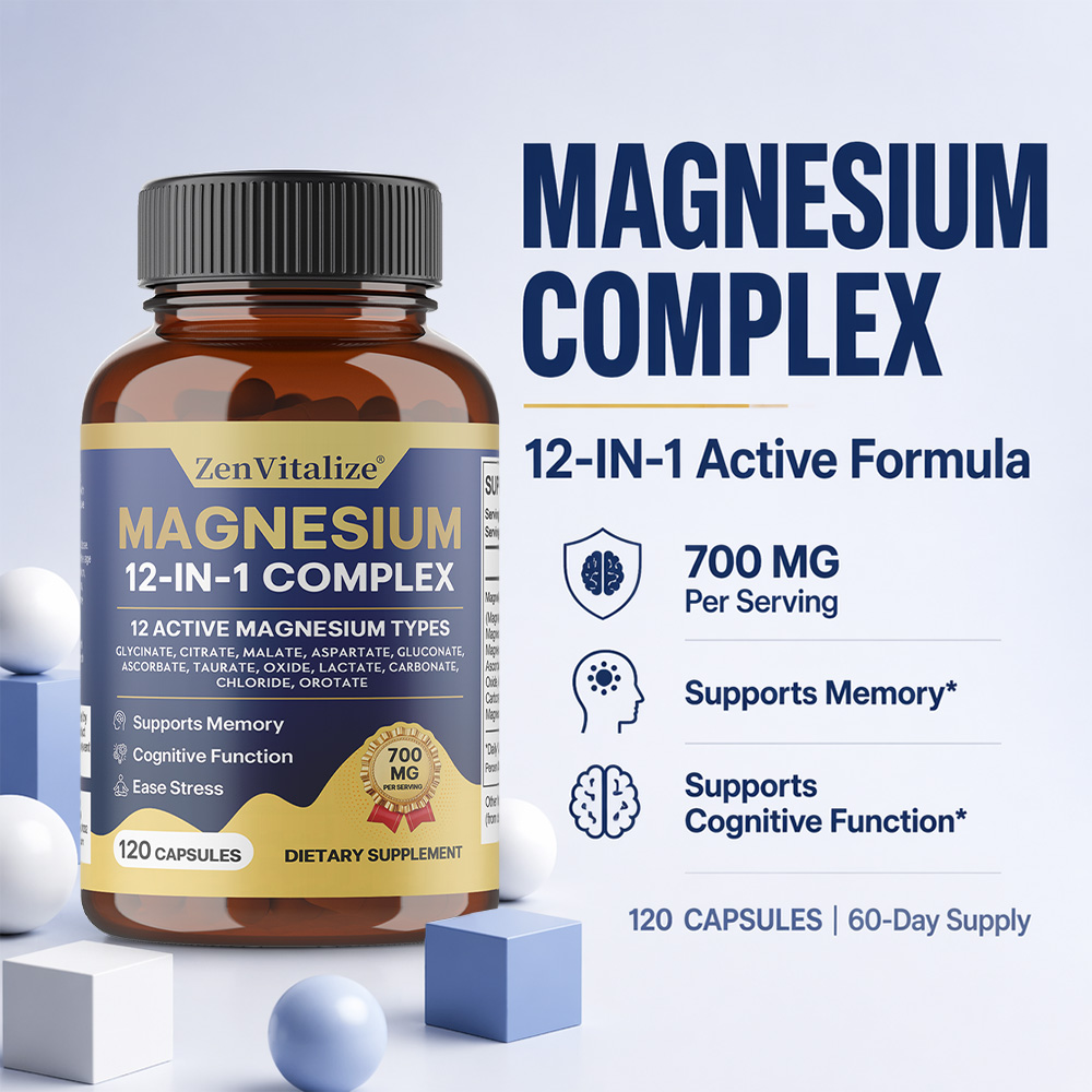 Kompleks Magnezu 12 w 1: Suple – Magnesium Glycinate Capsule recenzja i cena