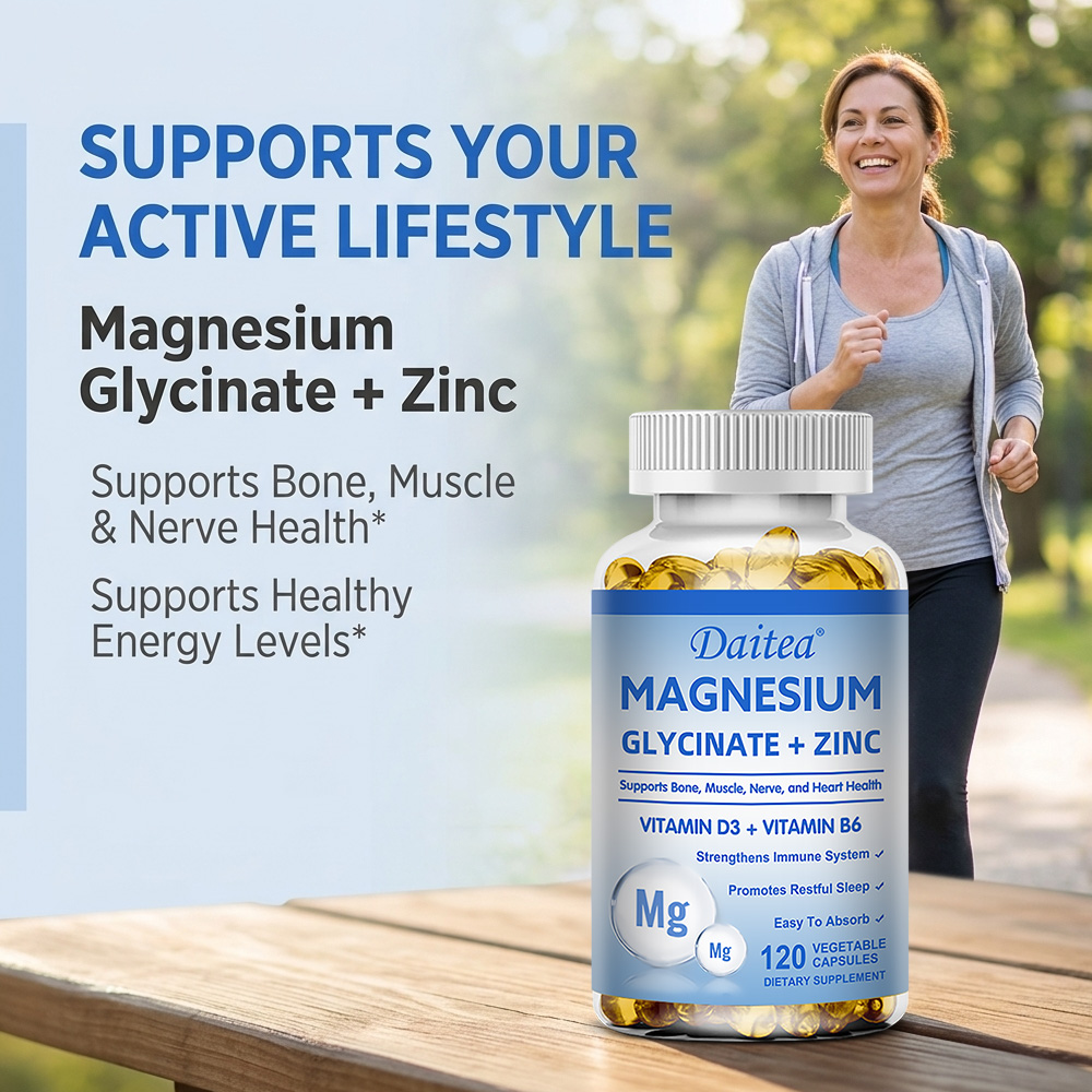 Glicynian magnezu + cynk - Pop – Magnesium Glycinate Capsule recenzja i cena