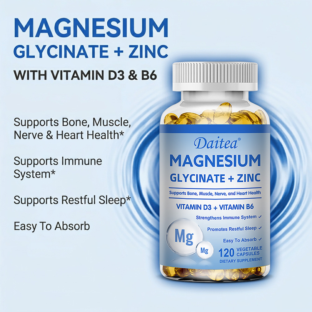 Glicynian magnezu + cynk - Pop – Magnesium Glycinate Capsule recenzja i cena