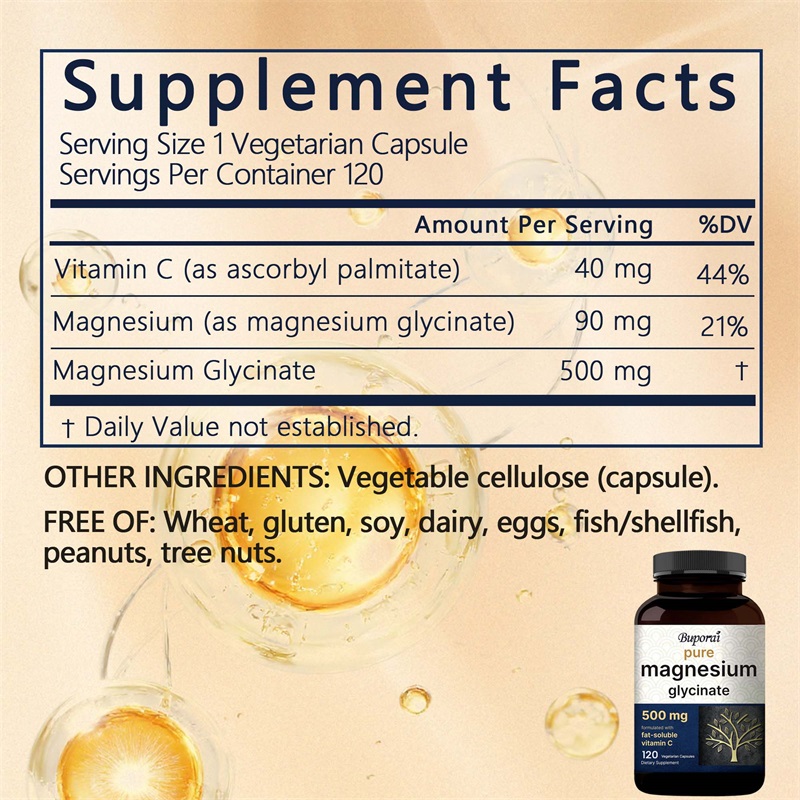 Kapsułki z glicynianem magnezu – Magnesium Glycinate Capsule recenzja i cena