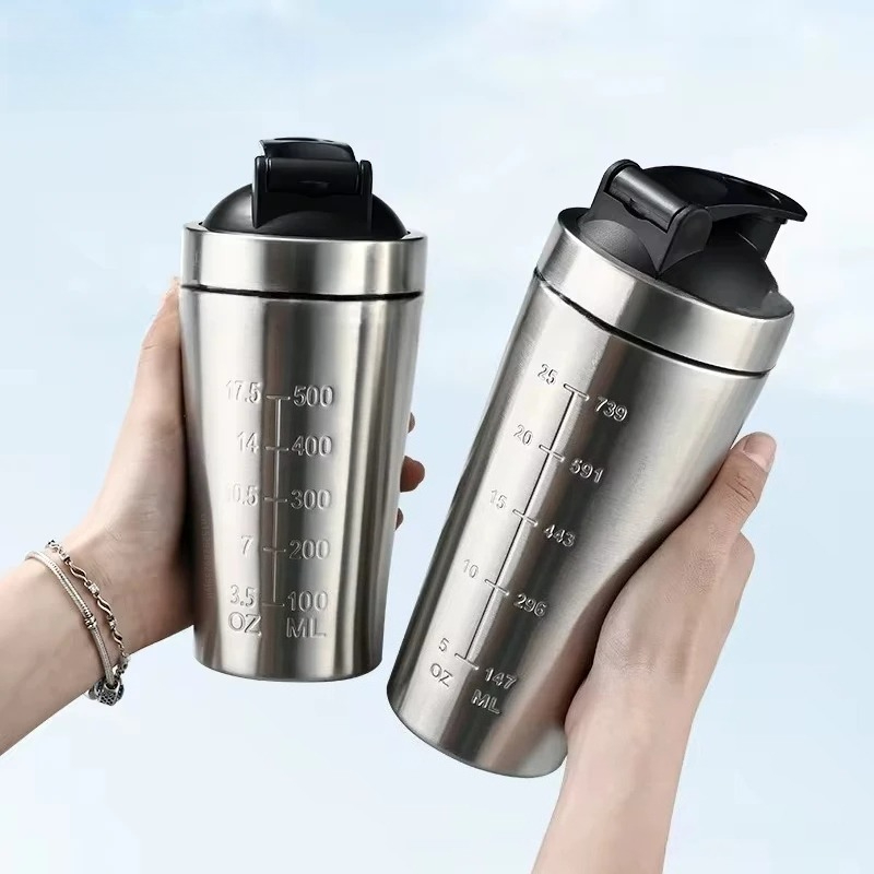 1 szt. Stalowy shaker do prote – Protein Shaker Bottle recenzja i cena