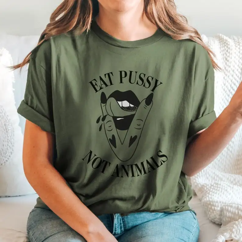 Unisex Vegan T-Shirt Eat Pssy  – Nutrition Fitness recenzja i cena