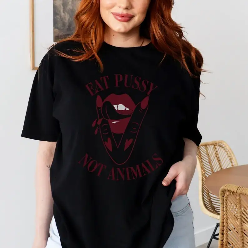Unisex Vegan T-Shirt Eat Pssy  – Nutrition Fitness recenzja i cena