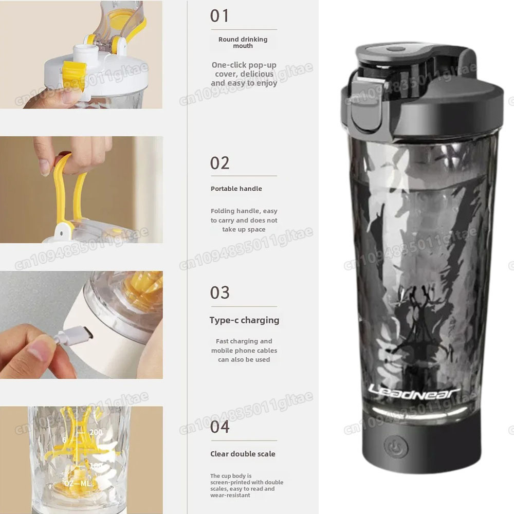 Nowy elektryczny kubek do mies – Protein Shaker Bottle recenzja i cena