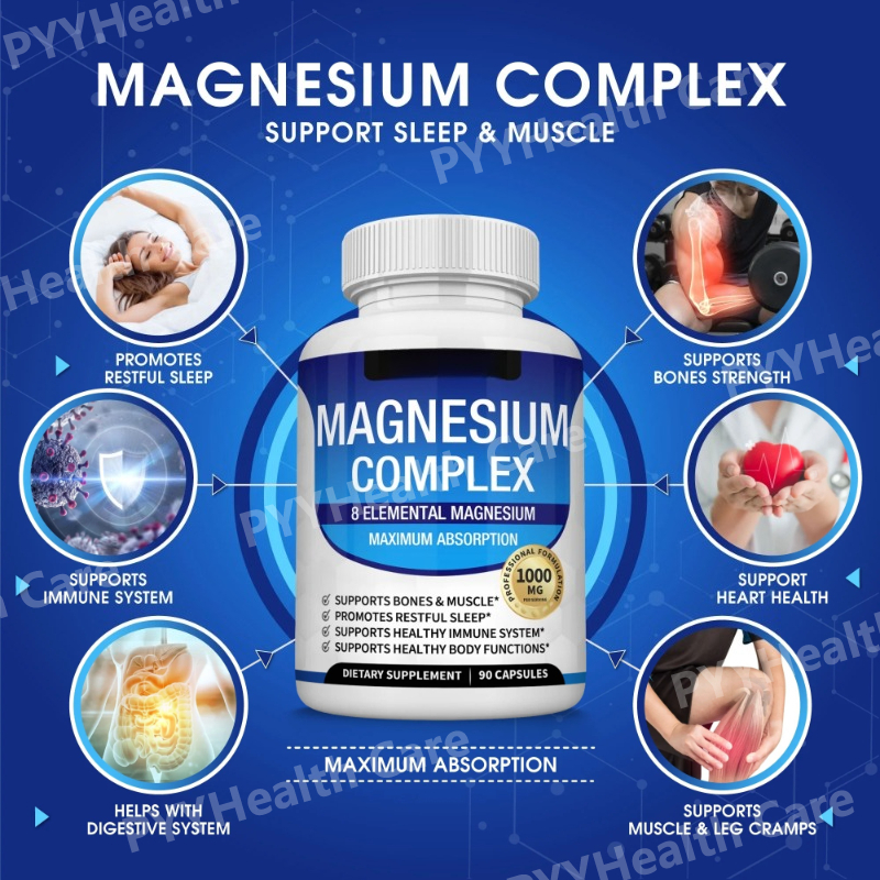 Kompleks Magnezu 1000mg Kapsuł – Magnesium Glycinate Capsule recenzja i cena