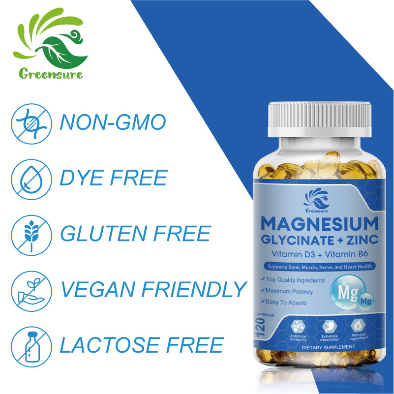 Glicynian magnezu i cynku 500  – Magnesium Glycinate Capsule recenzja i cena