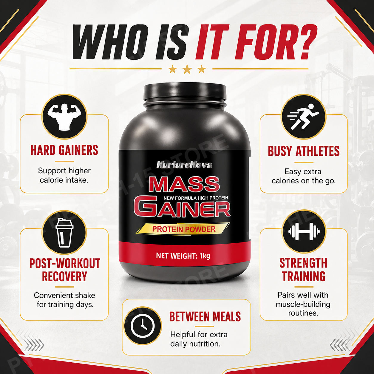 Proteinowy proszek Mass Gainer – Nutrition Fitness recenzja i cena