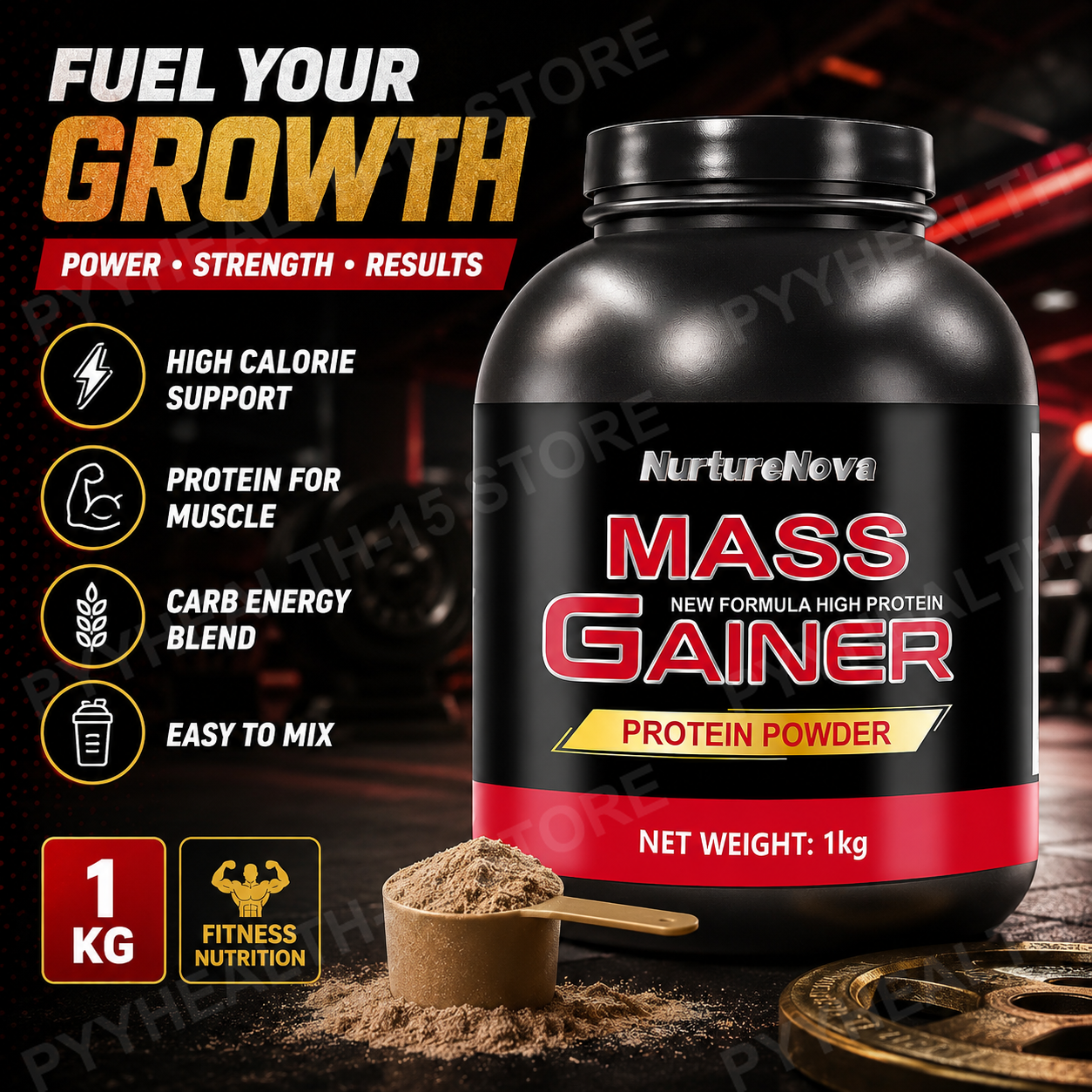 Proteinowy proszek Mass Gainer – Nutrition Fitness recenzja i cena