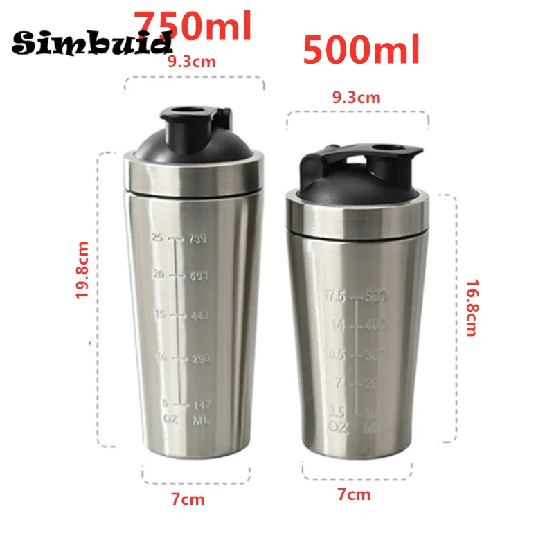Butelka ze stali nierdzewnej z – Protein Shaker Bottle recenzja i cena