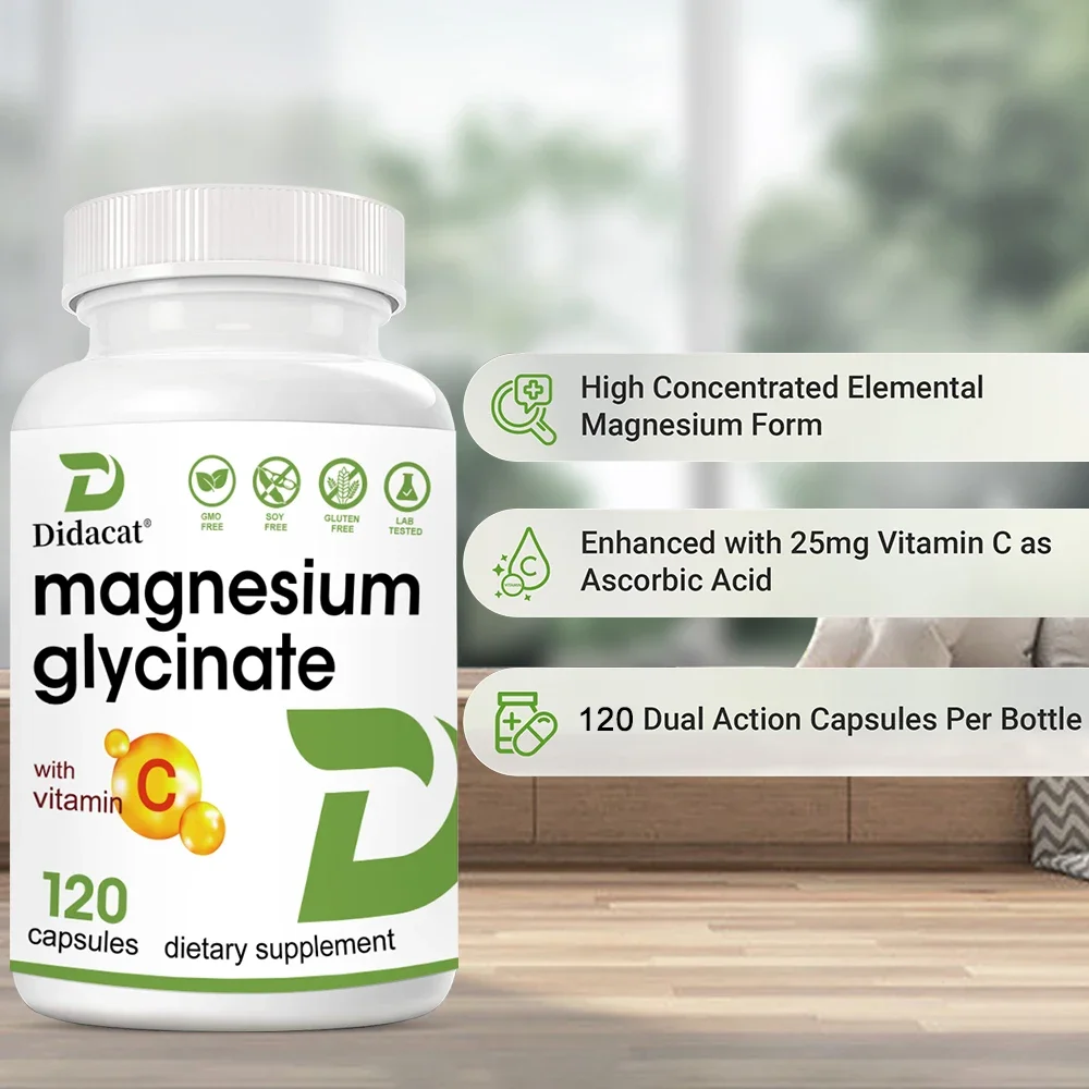 Glikcinat magnezu 1000 Mg, 120 – Magnesium Glycinate Capsule recenzja i cena