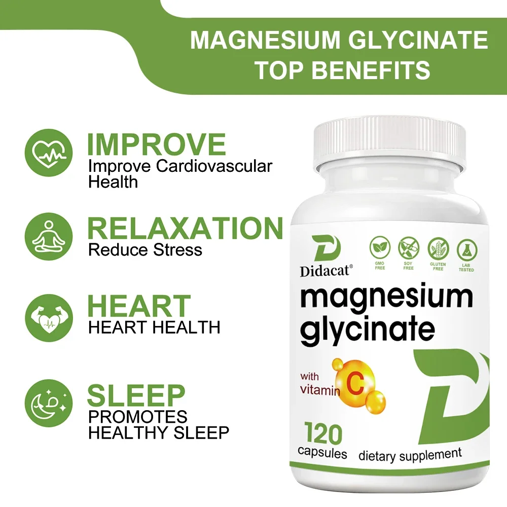 Glikcinat magnezu 1000 Mg, 120 – Magnesium Glycinate Capsule recenzja i cena