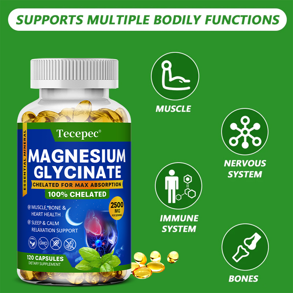 Kapsułki z glisinianem magnezu – Magnesium Glycinate Capsule recenzja i cena