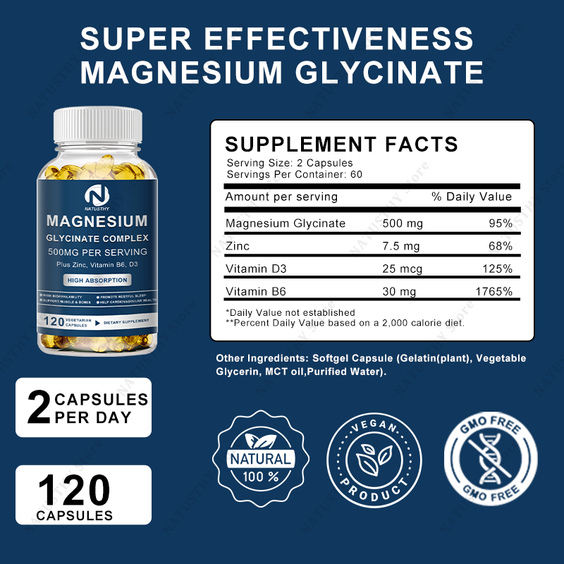 Kapsułki z glicynianem magnezu – Magnesium Glycinate Capsule recenzja i cena